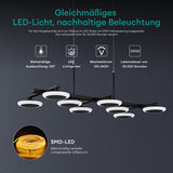 pendelleuchte LED colgante regulable con control remoto cable ajustable lámpara colgante para comedor sala de estar dormitorio