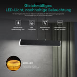 Suspension Glasvilla 100 cm, lampe LED dimmable avec télécommande, température de couleur 3000K/4000K/6000K, câble ajustable, 20 W, idéale pour salle à manger, salon ou chambre.