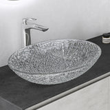 lavabo Glasvilla en verre, vasque à poser, lavabo ovale