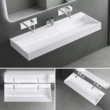 Lavabo Glasvilla Col19 Mineralguss moderno con válvula incluida