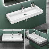 glasvilla Lavabo da Appoggio da Minerale Fuso Lavabo Bagno Sospeso Lavandino Bagno Rettangolare Colossum06