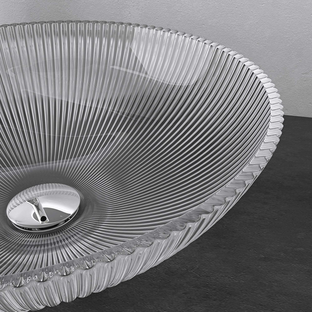 lavabo Glasvilla en verre, vasque à poser, lavabo rond