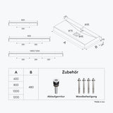 Lavabo Glasvilla, lavabo suspendu, lavabo à poser en matériau minéral moulé, Col810