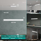 Suspension LED Glasvilla, à intensité variable avec télécommande, 3000K/4000K/6000K, câble ajustable, convient pour la salle à manger, le salon et la chambre.