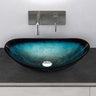 lavabo Glasvilla en verre, vasque à poser, lavabo ovale