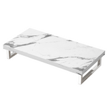 glasvilla Plan de Travail pour Lavabo avec 2 Supports de Console en Acier Inoxydable Support de Lavabo Panneau en Bois