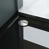 Receveur de douche Glasvilla en acrylique sanitaire, quart de cercle Faro3