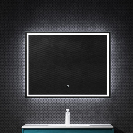 glasvilla Wandspiegel Badezimmer Spiegel LED Bad-Spiegel mit Touchschalter, Beschlagfrei durch Antifog-Schicht LED-Spiegel02