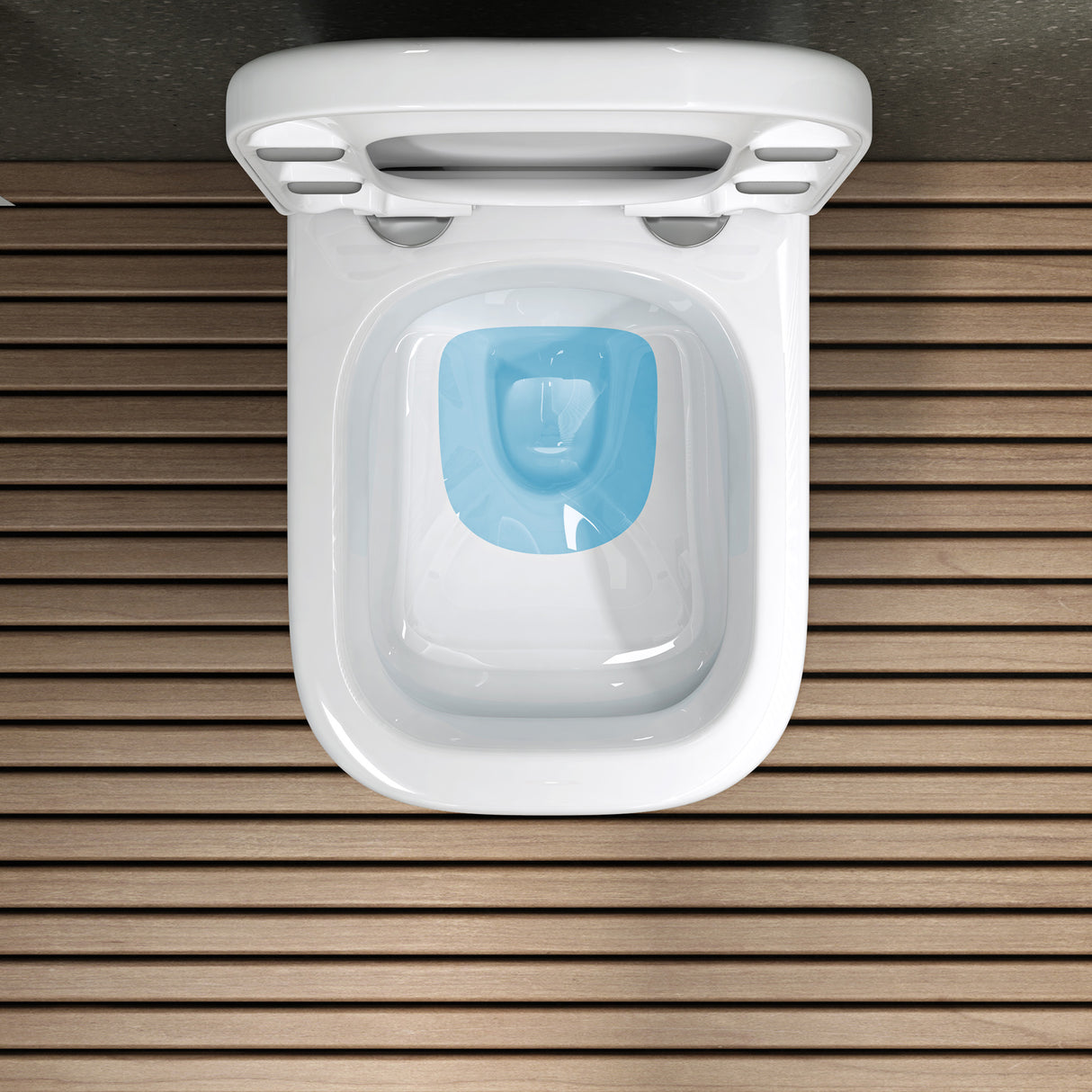 glasvilla Inodoro Suspendido Toilette Sin Reborde Blanco de Cerámica Montaje en Pared con Cierre Suave