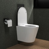 glasvilla Spülrandlos Wand WC Hänge WC Spülrandloses Toilette Softclose WC-Sitz Aachen108