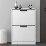 Glasvilla armoire à chaussures coffre à chaussures basculeur à chaussures LxPxH : 60x28x89 cm meuble à chaussures étroit meuble à chaussures01