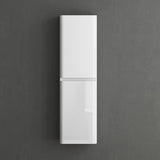 glasvilla Seitenschrank Badezimmerschrank mit 2 Türen und 4 Fächern BxT: 35x20 cm Hochschrank Badregal Allzweckschrank Lucca