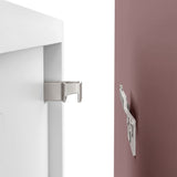 Glasvilla Armario Espejo de Baño con Puertas Sin Marco y Estantes Ajustables – Spiegelschrank 02