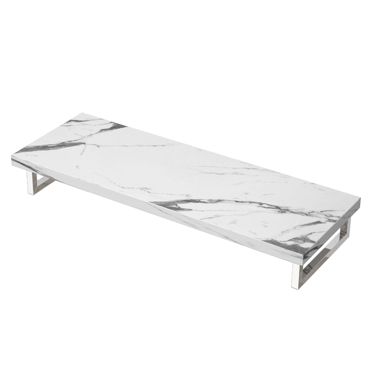 glasvilla Plan de Travail pour Lavabo avec 2 Supports de Console en Acier Inoxydable Support de Lavabo Panneau en Bois