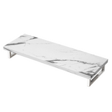 glasvilla Plan de Travail pour Lavabo avec 2 Supports de Console en Acier Inoxydable Support de Lavabo Panneau en Bois