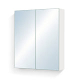 Glasvilla Armario Espejo de Baño con Puertas Sin Marco y Estantes Ajustables – Spiegelschrank 02