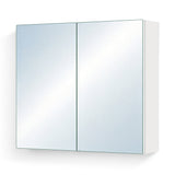 Glasvilla Armario Espejo de Baño con Puertas Sin Marco y Estantes Ajustables – Spiegelschrank 02