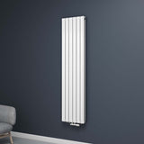 glasvilla Radiateur de Salle de Bain à Raccordement Central Plat et à Raccordement Latéral Radiateur à Panneau Chauffage de Salle de Bain Monocouche en Acier FV