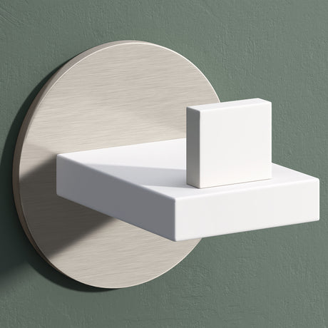 Glasvilla Design – Ganchos de pared de acero inoxidable Stalo-08 / Stalo-09 con montaje adhesivo o atornillado