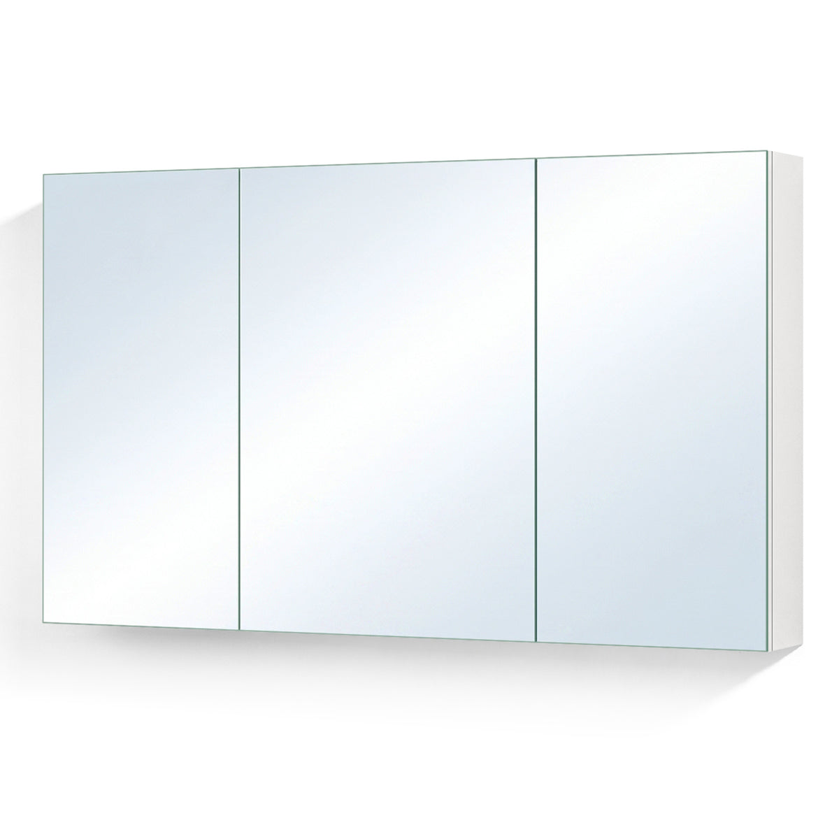 Glasvilla Armario Espejo de Baño con Puertas Sin Marco y Estantes Ajustables – Spiegelschrank 02