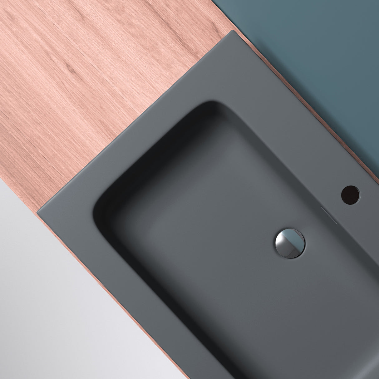 glasvilla Doppelwaschbecken Aufsatzwaschbecken Hängewaschbecken Waschbecken mineralguss Waschplatz Waschtisch Col830