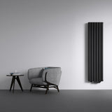 glasvilla Radiateur de Salle de Bain à Raccordement Central Plat et à Raccordement Latéral Radiateur à Panneau Chauffage de Salle de Bain Monocouche en Acier FV