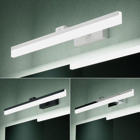 glasvilla Lampe de Salle de Bain LED pour Miroir 40 Cm | Lampe Miroir, Lampe de Salle de Bain 6000K | Luxaris 9W Rotatif à 180°