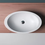 Vasque à poser Glasvilla, vasque, meuble-lavabo, vasque en fonte minérale Col802