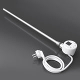 glasvilla Élément Chauffant avec Thermostat Électrique avec Écran LCD Cartouche Chauffante en Acier Inoxydable Élément Chauffant pour Radiateurs Sèche-Serviettes de Salle de Bain