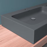 glasvilla Doppelwaschbecken Aufsatzwaschbecken Hängewaschbecken Waschbecken mineralguss Waschplatz Waschtisch Col830