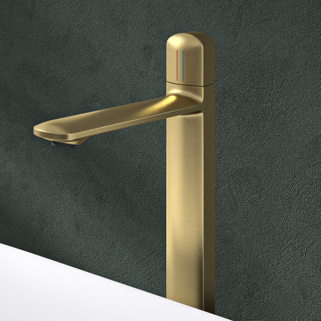 Glasvilla Grifería Monomando para Lavabo | Diseño Moderno | Latón de Alta Calidad | Instalación DIN