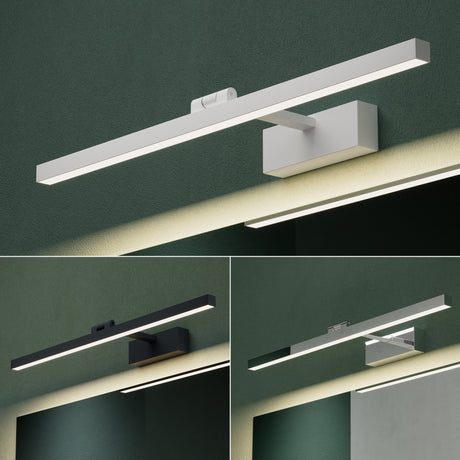 glasvilla Lampe de Salle de Bain LED pour Miroir | Lampe de Miroir 4000K pour Salle de Bain | Applique LED 9W Rotatif à 180° Strahlenschön