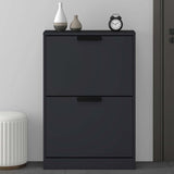 Glasvilla armoire à chaussures coffre à chaussures basculeur à chaussures LxPxH : 60x28x89 cm meuble à chaussures étroit meuble à chaussures01