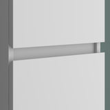 glasvilla Seitenschrank Badezimmerschrank mit 2 Türen und 4 Fächern Badregal Allzweckschrank Badschrank BTH: 35x20x120 cm Verona