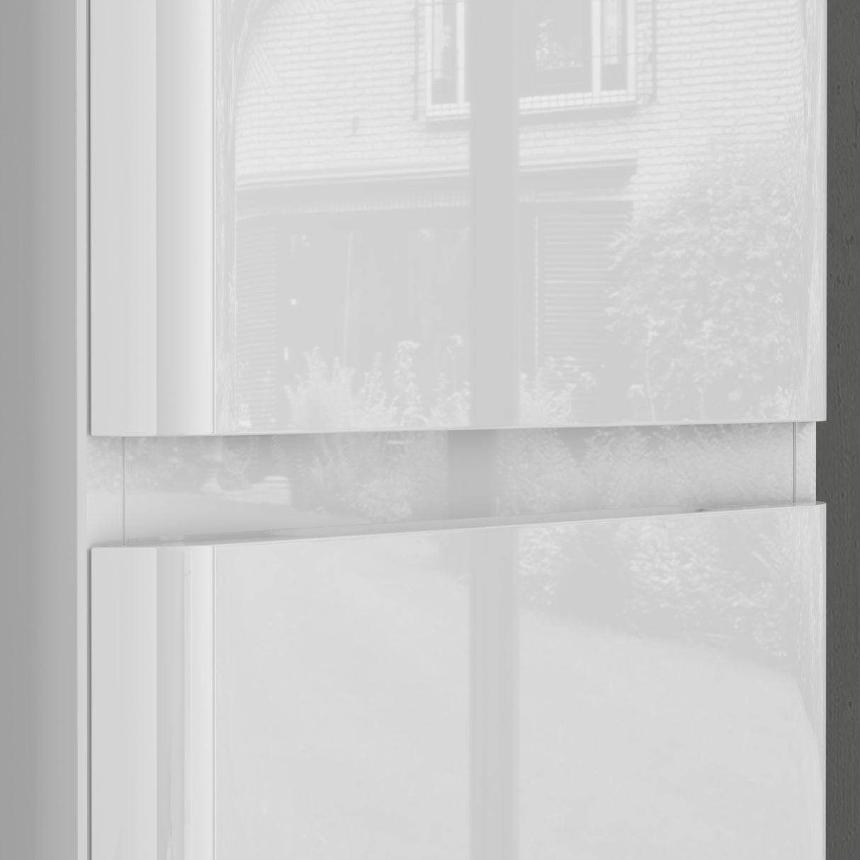 glasvilla Seitenschrank Badezimmerschrank mit 2 Türen und 4 Fächern BxT: 35x20 cm Hochschrank Badregal Allzweckschrank Lucca