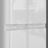 glasvilla Seitenschrank Badezimmerschrank mit 2 Türen und 4 Fächern BxT: 35x20 cm Hochschrank Badregal Allzweckschrank Lucca