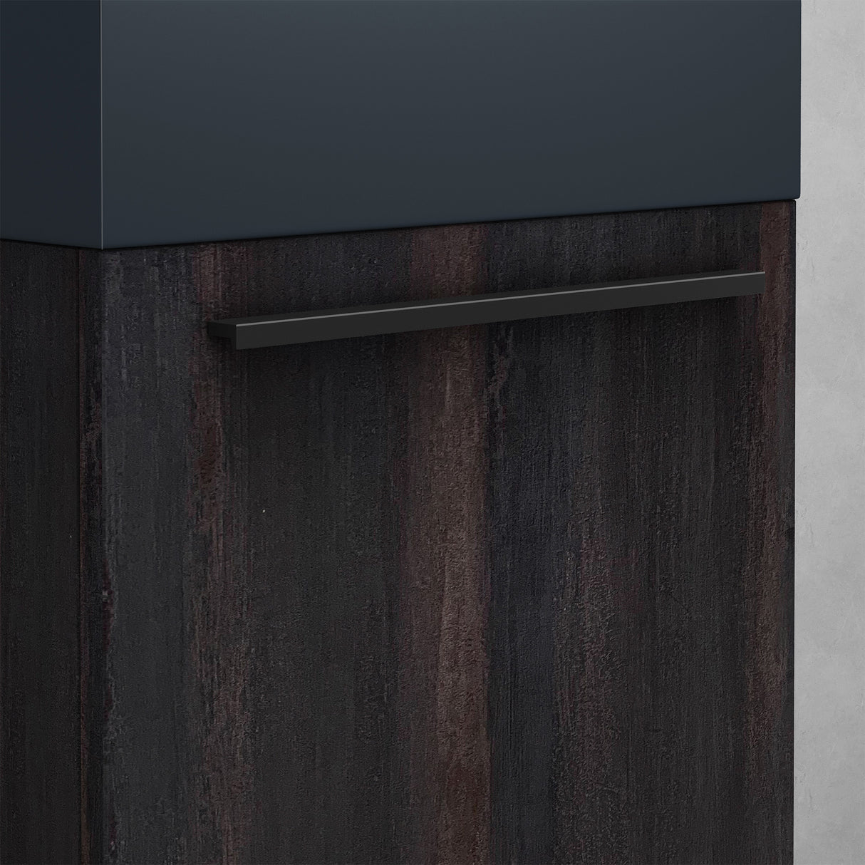 glasvilla Ensemble de Meubles de Salle de Bain avec Meuble Sous-Vasque Lavabo Anthracite Mat et Miroir de Salle de Bain LED 46x26x63 cm Pisa