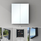 glasvilla Spiegelschrank mit Spielgeltüren Badezimmerschrank Hängeschrank Badezimmerspiegel Spiegelschrank-02