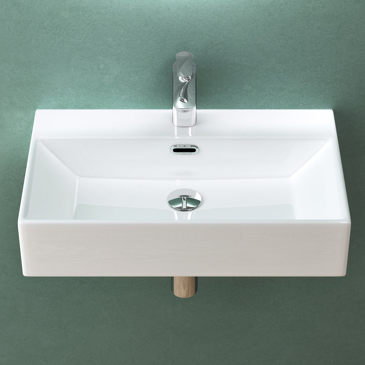 glasvilla Waschbecken keramik Aufsatzwaschbecken Hängewaschbecken Waschtisch mit Nano-Bechichtung Brüssel206