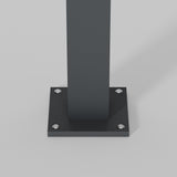 glasvilla Außenleuchte IP65 Wegeleuchte Außen | Pollerleuchte für Garten, 3000K Stehlampe Gartenlampe | Außenlampe Standleuchte 3W Deus Lumina