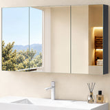 Glasvilla Armario Espejo de Baño con Puertas Sin Marco y Estantes Ajustables – Spiegelschrank 02
