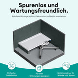 Pieds de receveur de douche, pied de receveur de douche, pied de fixation pour receveurs de douche en forme de X, cadre de receveur de douche avec 5 pieds réglables 