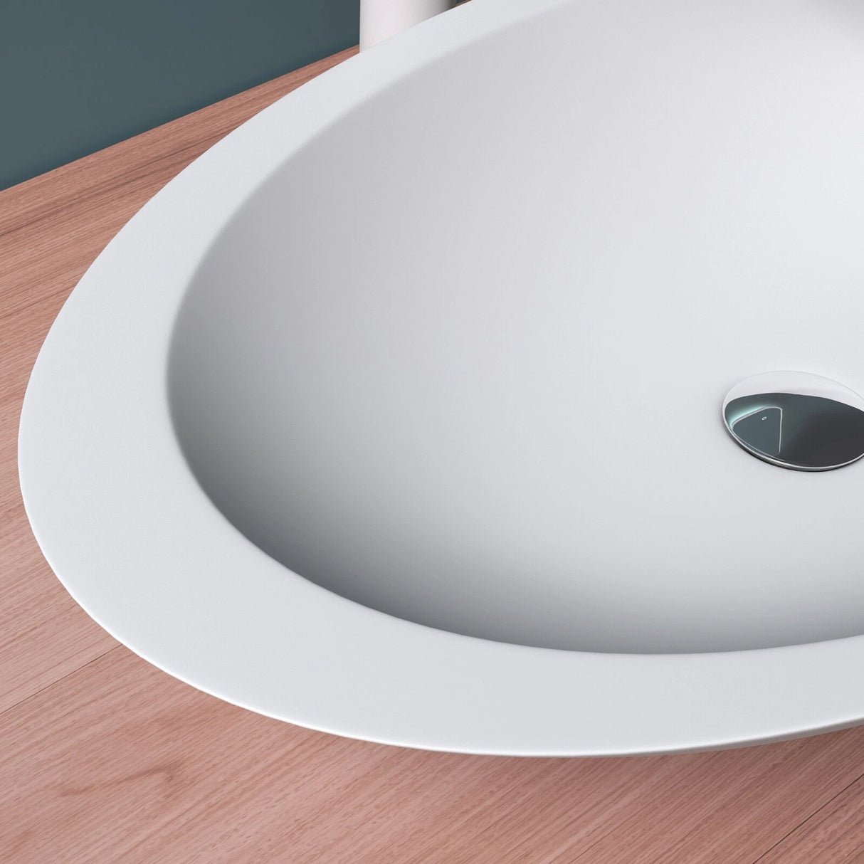 Vasque à poser Glasvilla, vasque, meuble-lavabo, vasque en fonte minérale Col802