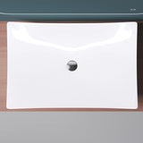 glasvilla Waschbecken Aufsatzwaschbecken, Keramik,weiß mit Nano-Beschichtung Brüssel5096