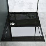 glasvilla Receveur de Douche Bac à Douche en Acrylique de Haute Qualité Rectangulaire 70-140 cm Faro