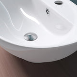 Vasque à poser Glasvilla, modèle Brussels 302 blanc, en céramique avec nano-revêtement