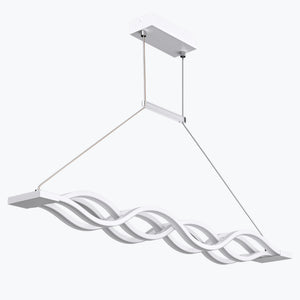 glasvilla Lampadario a Sospensione con Cavo Regolabile Lampada da Soffitto a Sospensione LED Dimmerabile con Telecomando per Sala da Pranzo, Camera da Letto e Soggiorno