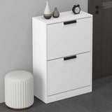 Glasvilla armoire à chaussures coffre à chaussures basculeur à chaussures LxPxH : 60x28x89 cm meuble à chaussures étroit meuble à chaussures01