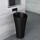 glasvilla lavabo lavabo de pie de mineral columna de lavabo columna Colossum33