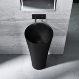 glasvilla lavabo lavabo de pie de mineral columna de lavabo columna Colossum33